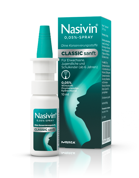 Abbildung Nasivin Classic sanft  0,05 % - Spray
