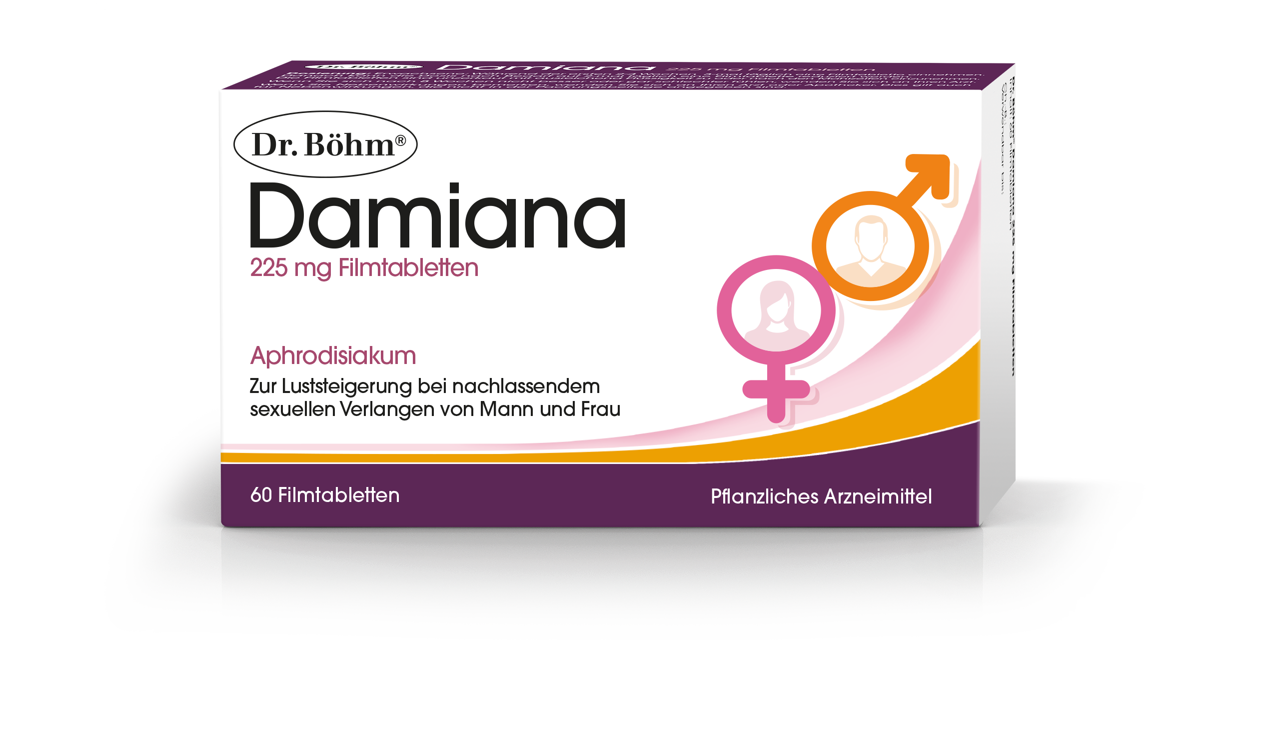 Abbildung Dr. Böhm Damiana 225 mg Filmtabletten
