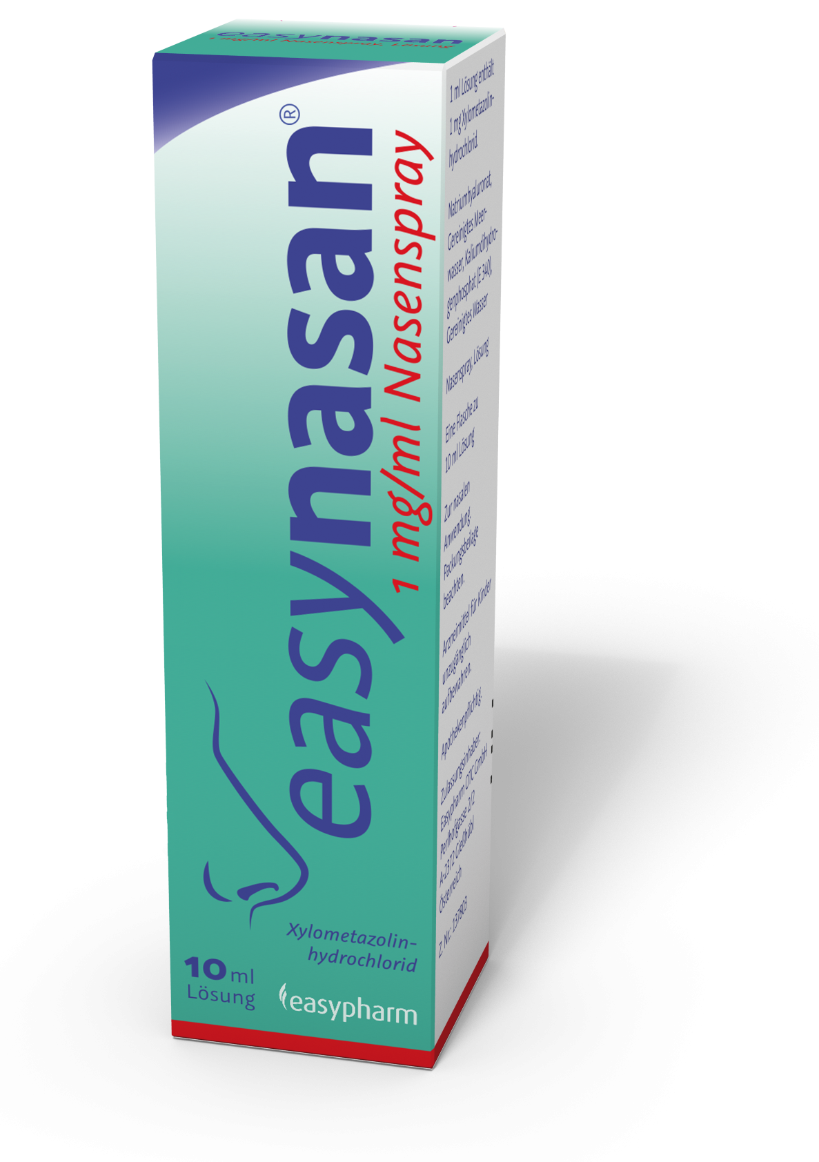 Abbildung easynasan 1 mg/ml Nasenspray, Lösung
