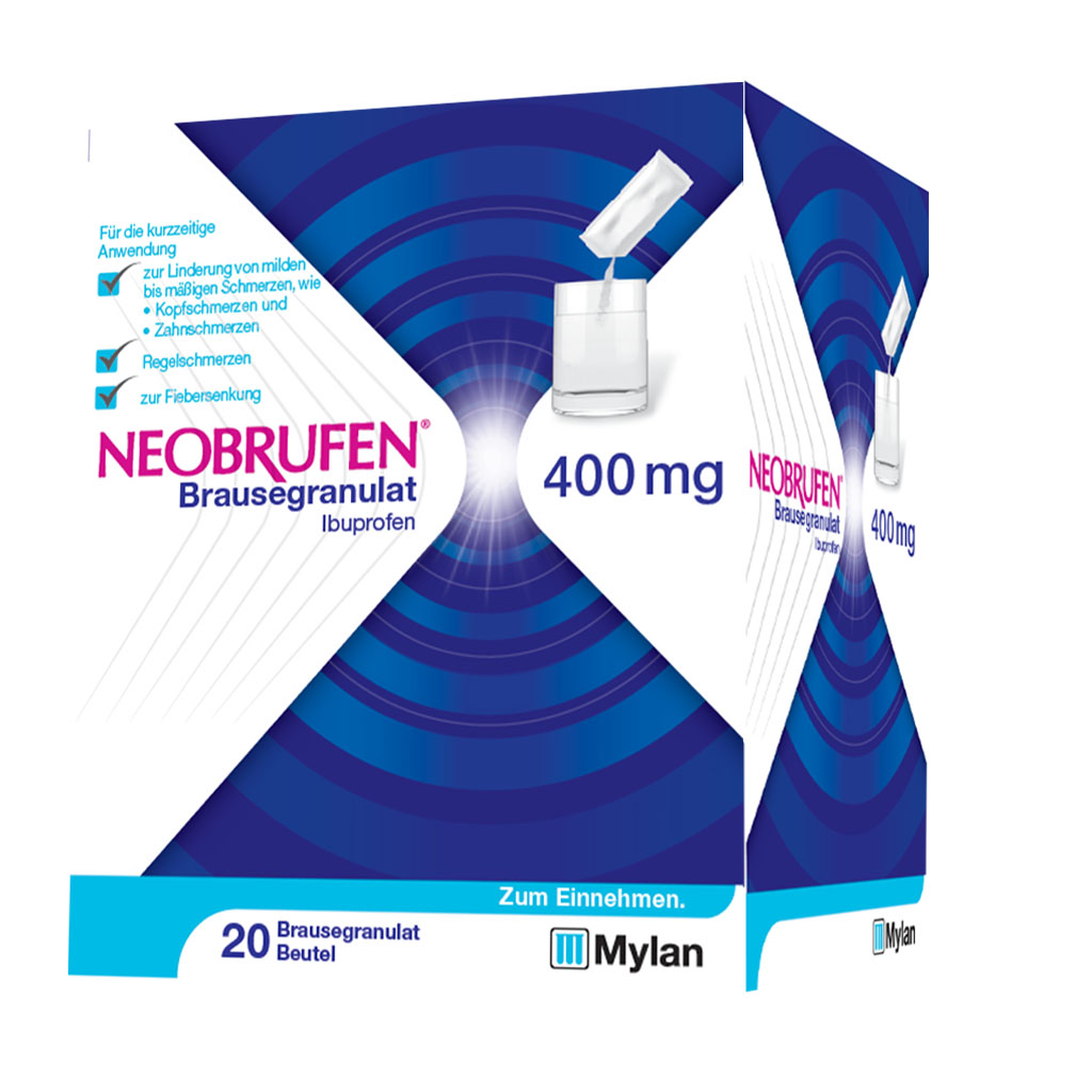 Abbildung Neobrufen 400 mg Brausegranulat