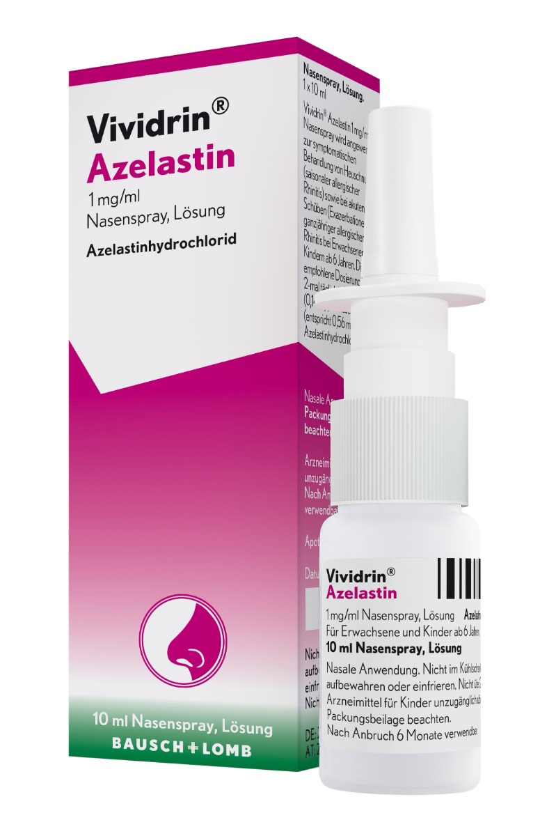 Abbildung Vividrin Azelastin 1 mg/ml Nasenspray, Lösung