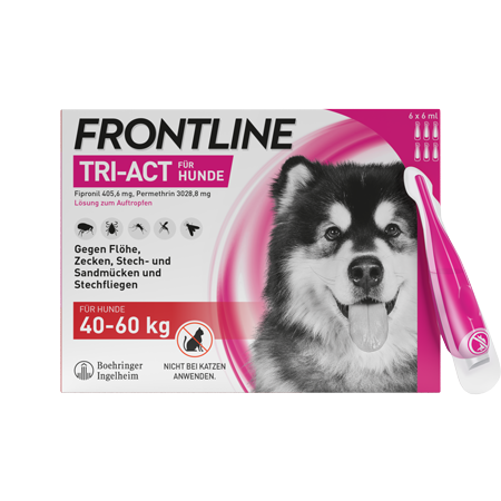 Abbildung Frontline Tri-Act Lösung zum Auftropfen für Hunde 40-60 kg